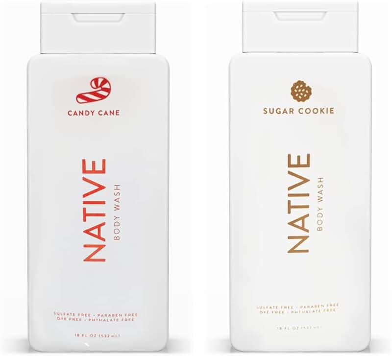 Winter Body Wash Set for Women and Men, 18 oz each