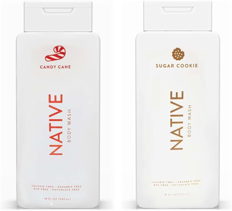 Winter Body Wash Set for Women and Men, 18 oz each