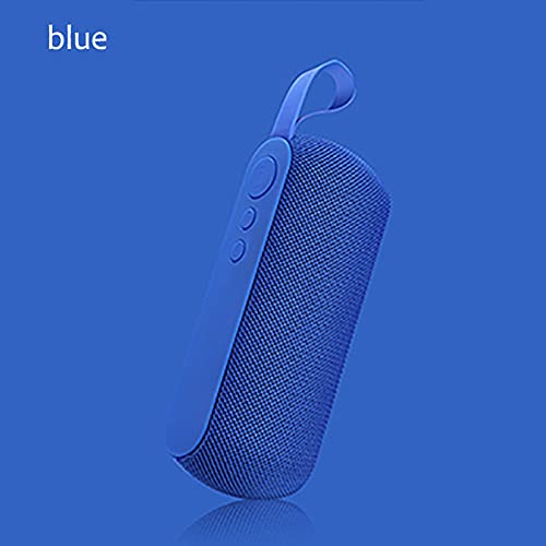 Bluetooth Speaker Outdoor Portable Mobile Phone Wireless Bluetooth Speaker Card Subwoofer Computer Mini Wireless Cloth Network Bass Speaker Blue