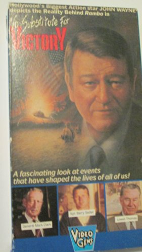 No Substitute For Victory {VHS Video} 1987 - Video Gems #5131 - John Wayne