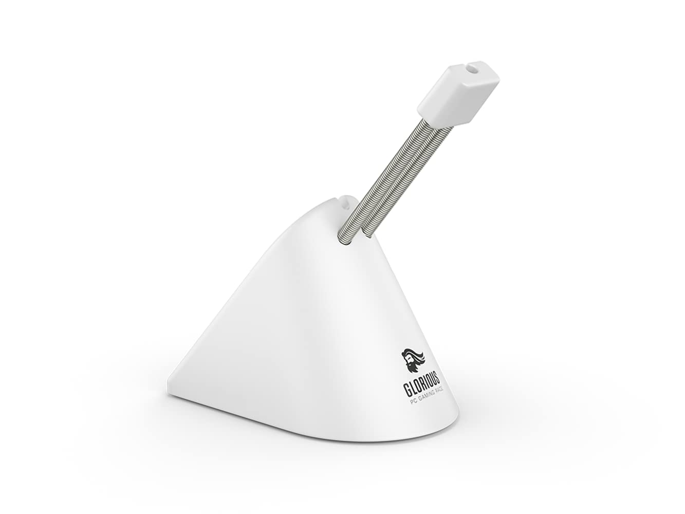 Flexible White Gaming Mouse Cable Organizer