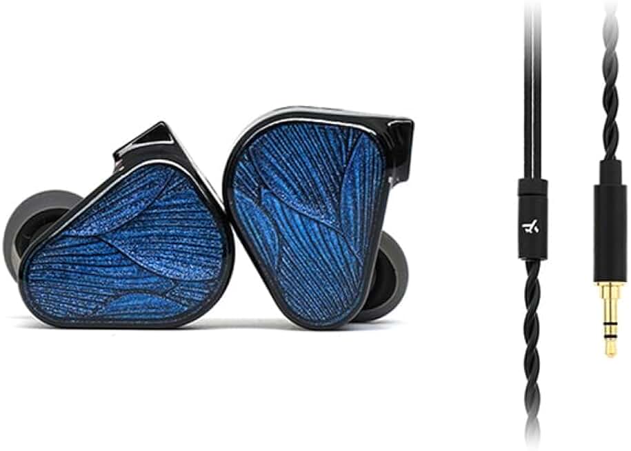In-Ear Headphones with Dual Dynamic Drivers and Detachable Cable