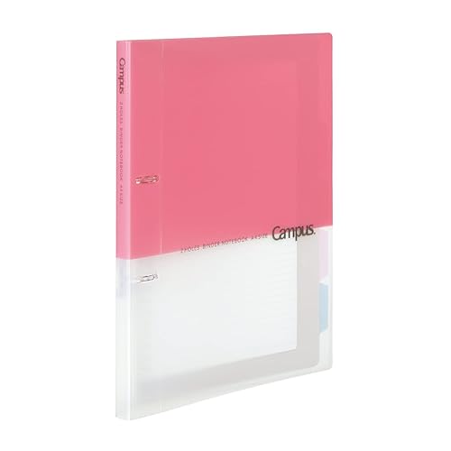 Pink A4 2-Ring Loose Leaf Binder for 100 Sheets