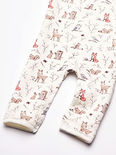 Uni   Premium Quilted Coveralls, Enchanted Forest, 0-3 Months