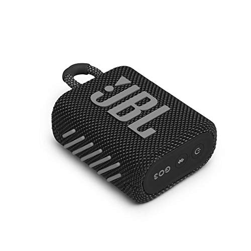 '- GO3 Portable Waterproof Wireless Speaker - Black (Renewed)