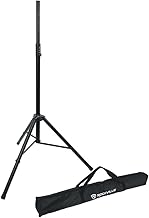Heavy-Duty Tripod DJ Speaker Stand, Adjustable 47-81 Inches