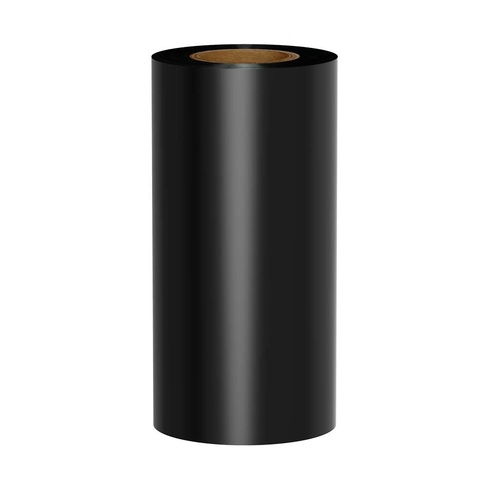 Premium Ribbon (Ink) on 1.00" Core for DuraLabel, LabelTac, VnM SignMaker, SafetyPro and Others, Black, 4.3" x 984'
