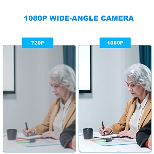 3 in 1 Video Audio Conference Device with 1080P Camera, Microphone, Speaker, Wide Angle 90 Webcam, Video Audio Conferencing System Works with PC/Mac/Laptop/MacBook/Tablet