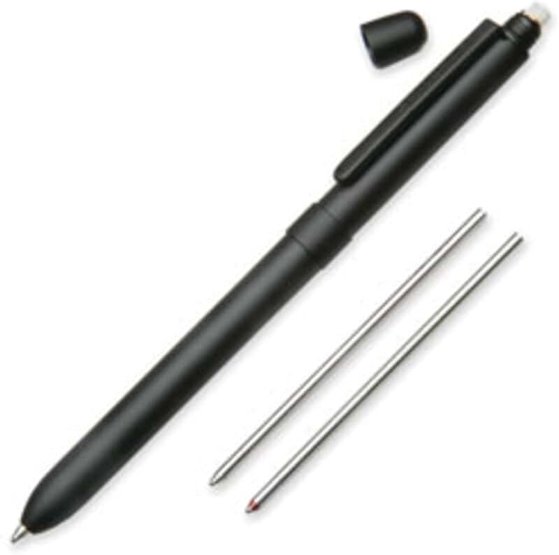Multi-function Pen with Black/Red Ink and Pencil