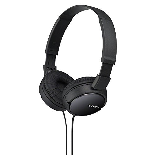 ZX Series Wired On-Ear Headphones, Black MDR-ZX110