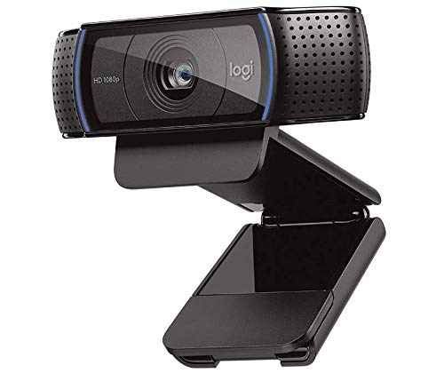 C920 HD PRO Webcam Full HD 1080p Video Calling with Stereo Audio (960-000764) Tripod Ready + Starter Bundle