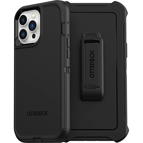 DEFENDER SERIES SCREENLESS EDITION Case for iPhone 13 Pro Max & iPhone 12 Pro Max - BLACK
