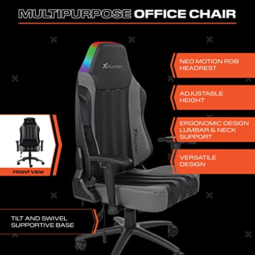 0780401 Sigma RGB PC Chair 2.0 BT X, 24.41" x 20.87" x 49.8", Black