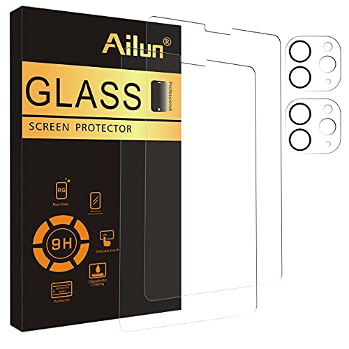 2 Pack Screen and Camera Protectors for iPad Pro 12.9