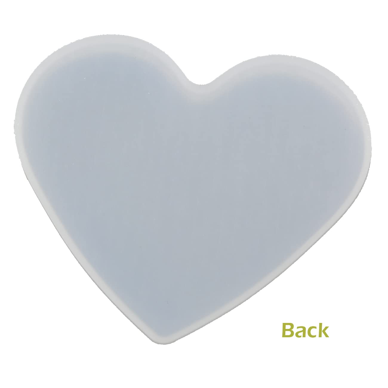 Love Heart Epoxy Mold Set 5Pcs Silicone Coasters