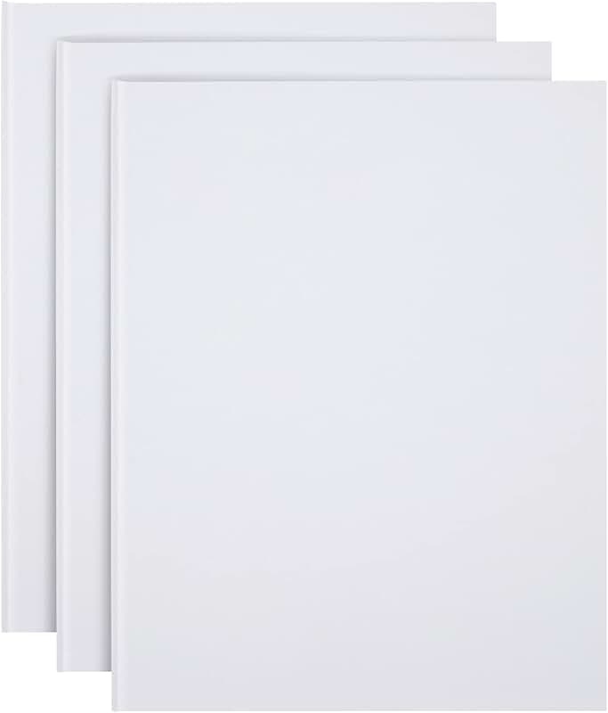 Blank Kids' Writing and Drawing Books, 8.5 x 11, Pack of 3