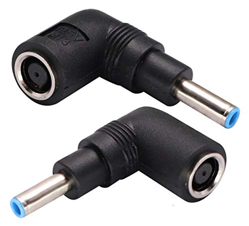 90 Degree DC Power Adapter Converter 2-Pack
