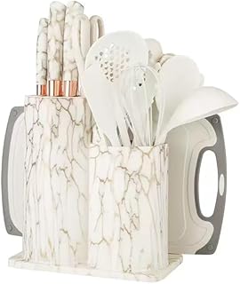 25-Piece Marble Pattern Kitchen Utensil Set