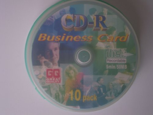 10 pack 3 mini CD-R BUSINESS CARD