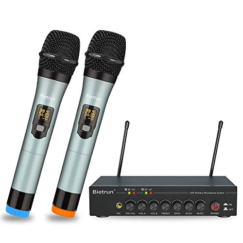 Bluetooth Karaoke Machine for Adults Kids with Wireless Microphones System, RMS 200W to 650W Peak Power, Cool LED DJ Lights, Dual 8" Subwoofer, Party Speaker with Aux/1/4''Mic/TF Card/USB/FM/Remote