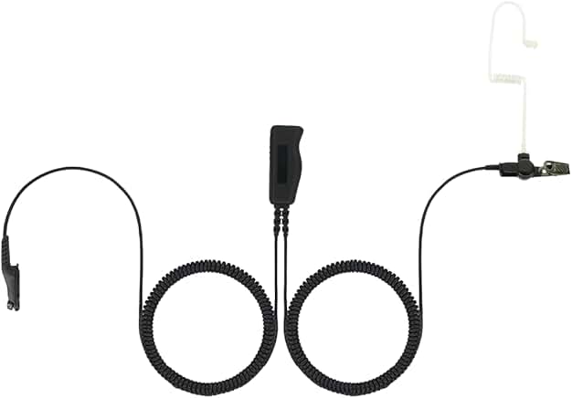 Covert Communication Set with Earpiece and Mic