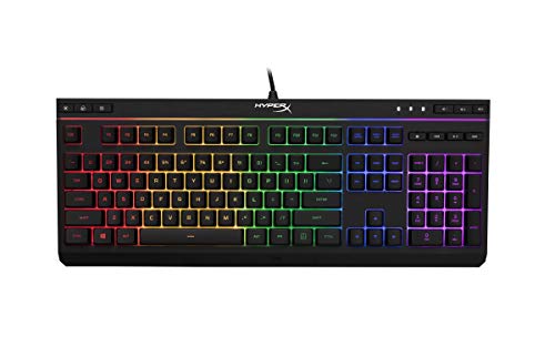 Alloy Core RGB membrane gaming keyboard with quiet keys and LED lighting