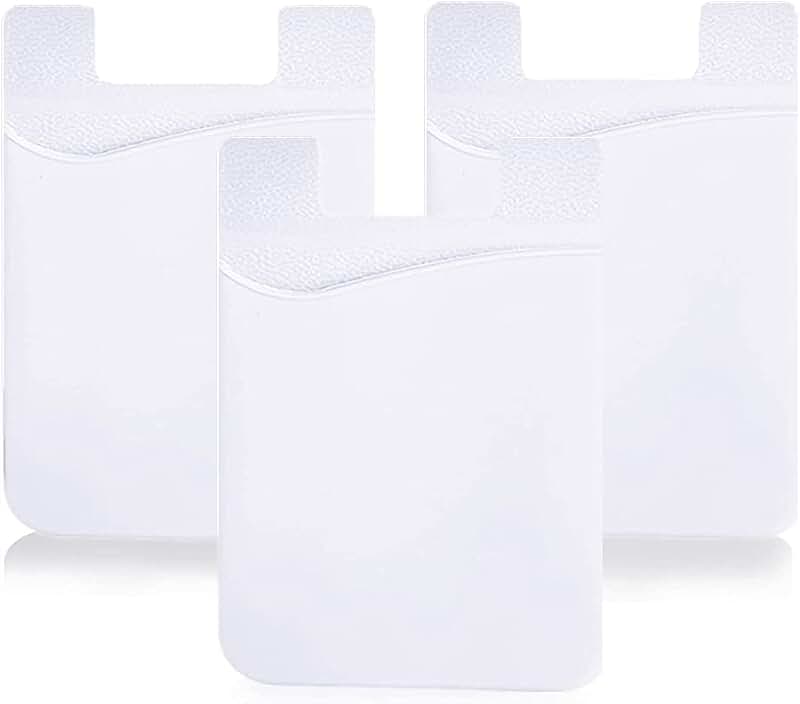 Silicone Phone Card Holder, 3 Pack