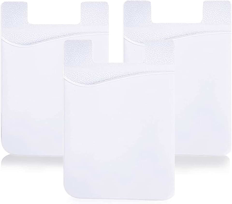 Silicone Phone Card Holder, 3 Pack