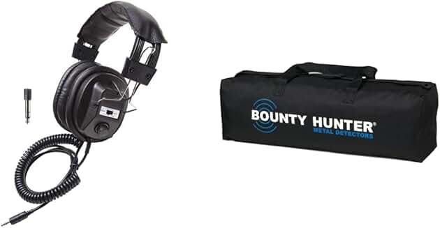 Stereo/Mono Headphones with Carry Bag