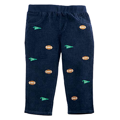 Baby Boys Football Schiffly Pants Navy  0-6M , 0-6 Months