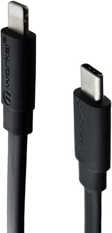 Flat USB-C to Lightning Cable for iPhone and iPad