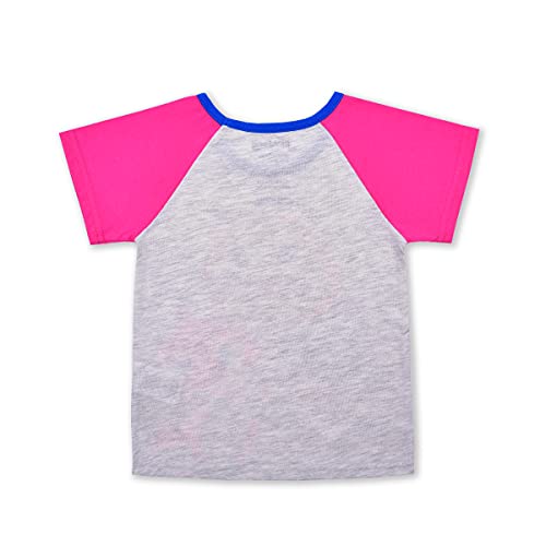 s Baby Shark 2 Pack Short Sleeves Tee and Shorts Set for Girls, Outfit Bundle, Size 2T