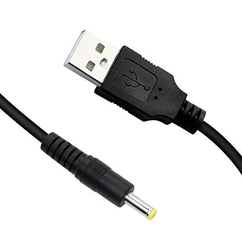 2 Pack USB to DC Power Cable 3.3FT USB 2.0 A Type Male to 4.0 x 1.7mm Male DC 5V Power Plug Barrel Connector Charge Cable Compatible with Router,Mini Fan,Speaker and More Devices(1M)