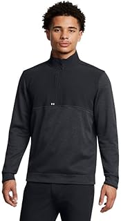 Men's Storm SweaterFleece Half Zip in Black and White, XX-Large