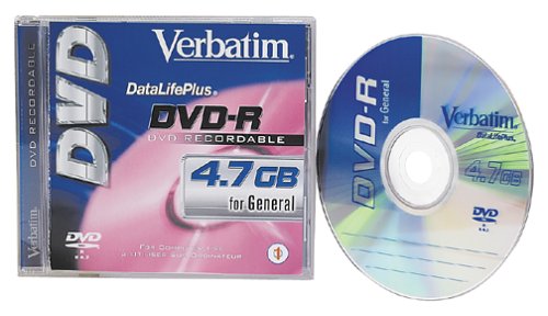 1-pack DVD-R Media 4.7GB Datalife+ Branded for General Use 1x/2x (Discontinued by Manufacturer)