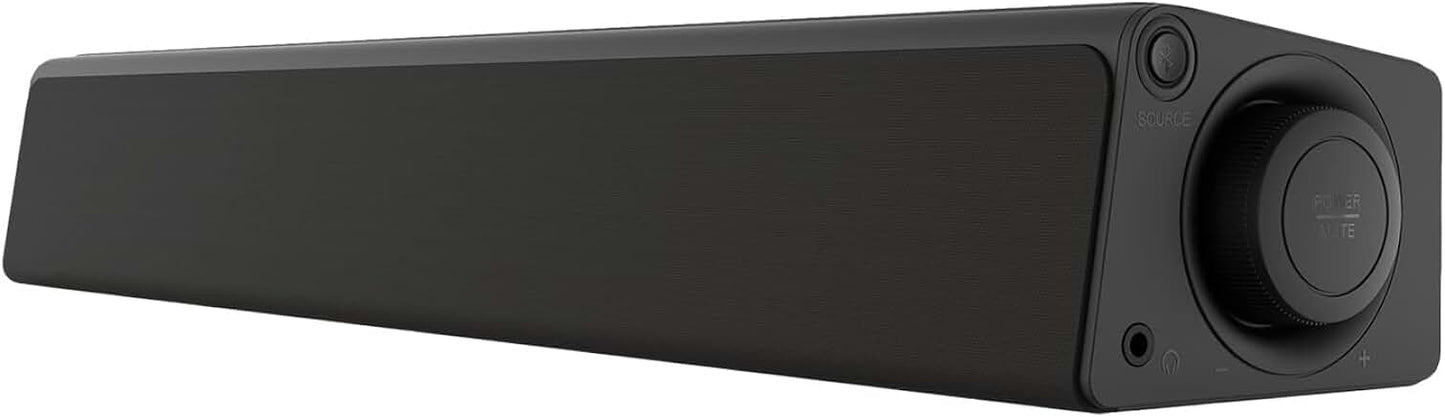 Mini Under-Monitor Soundbar with Bluetooth and USB