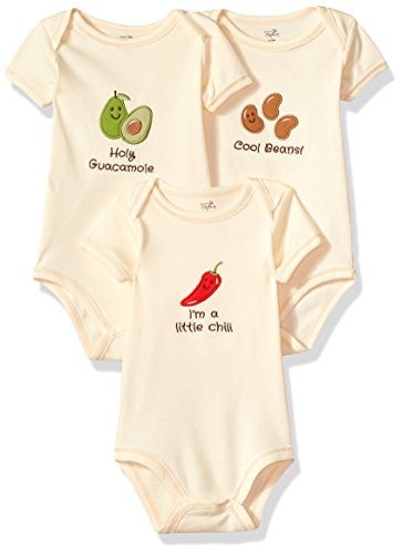 Unisex Baby  Cotton Bodysuits, Guacamole, 12-18 Months