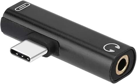 USB C to 3.5mm Audio and Charging Adapter