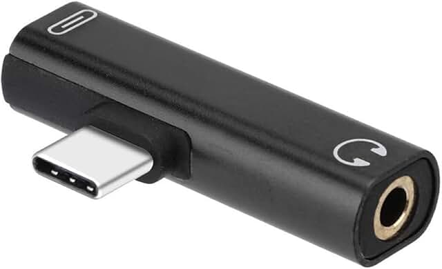USB C to 3.5mm Audio and Charging Adapter