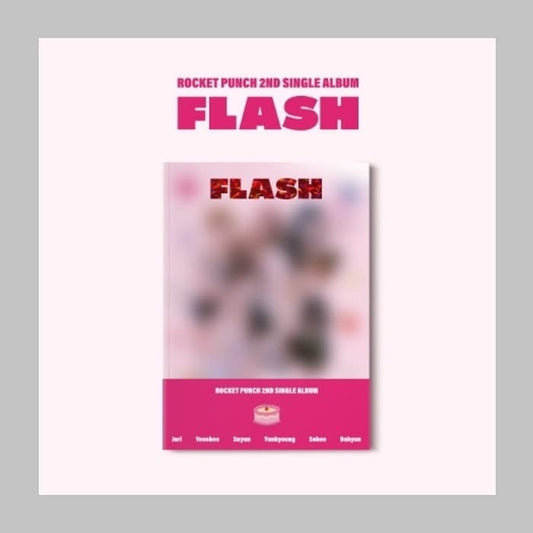 ROCKET PUNCH Flash 2nd Single Album with Poster Photobook Photocard Sticker Message Card Tracking