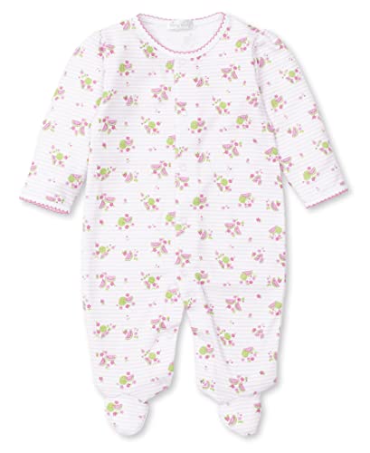 Baby-Girls Infant Watermelon Whimsy Print Footie-Multicolored-0-3 Months