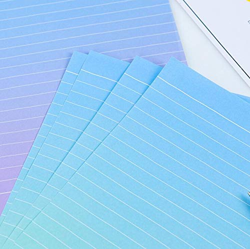 Lined Writing Paper and Envelope Set with Stickers