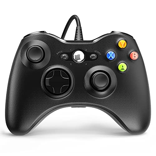 Wired Xbox 360 Controller with Dual Vibration for PC