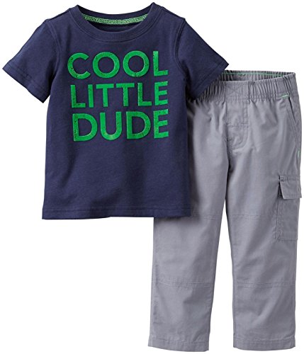Carter s Baby Boys  2 Piece Pant Set  Baby  - Navy - 3 Months