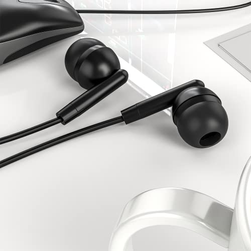 10 Pack Multi Color Kid's Wired Earbud Headphones, Individually Bagged, Disposable Earbuds Ideal for Students in Classroom Libraries Schools, Bulk Wholesale