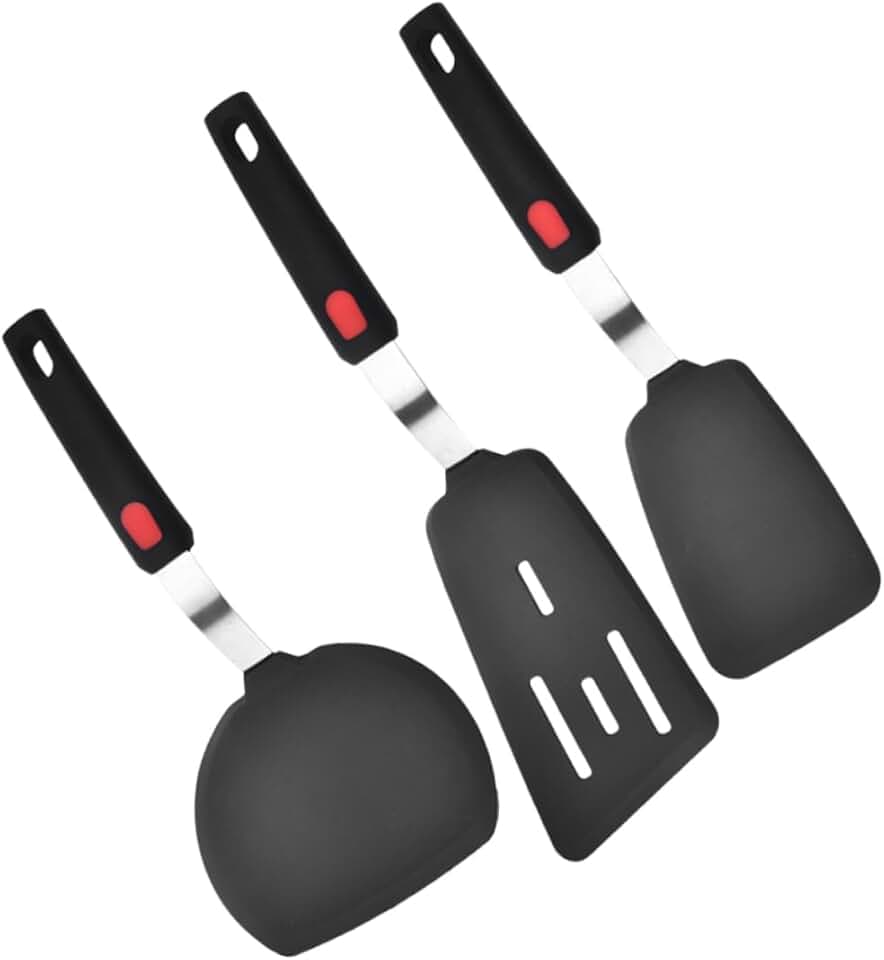 Heat Resistant Silicone Spatula for Cooking and Stirring