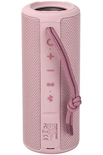 Waterproof outdoor wireless Bluetooth speaker in pink for women and girls