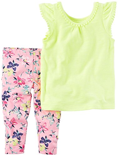 Baby Girls' 2 Pc Playwear Sets 239g354, Yellow, 3M