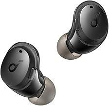 Wireless Noise Cancelling Earbuds, IPX5 Waterproof, Black