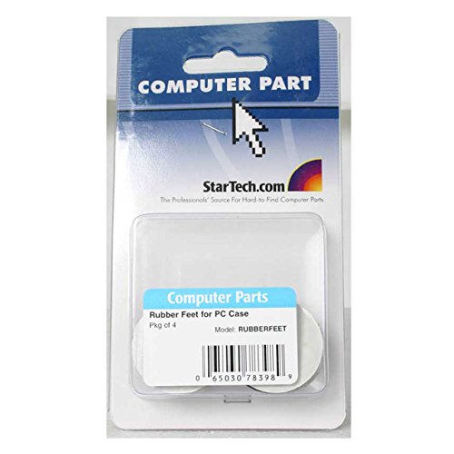 .com 1-1/4in Dia. Self-Adhesive Rubber Feet for PC Cases - System case feet (pack of 4) (RUBBERFEET)